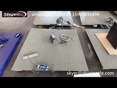 Καλής ποιότητας χάλυβα 1,2mx1.2m Πλατφόρμα 3 τόνων βαρύ φορτίο ζυγίζοντας ζυγαριά με πλάκα αντι ποντίκι