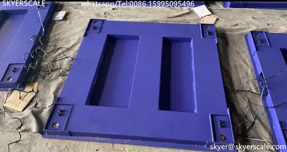 ποιότητας  Zemic H8C Load Cell 1x1m 5Ton Heavy Duty Industrial Floor Scale With Carbon Steel Platform Εργοστάσιο