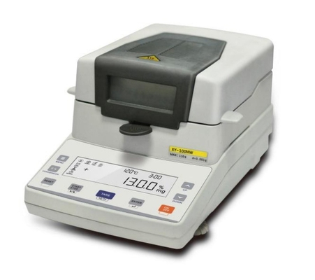 110g/0.001g μετρητής συσκευών ανάλυσης υγρασίας αλόγονου οθόνης αφής