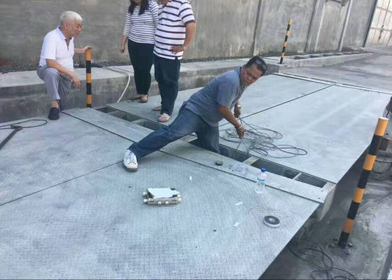 Το ψηφιακό φορτηγό 3×20m 100t 120t 150t ζυγίζει τις κλίμακες