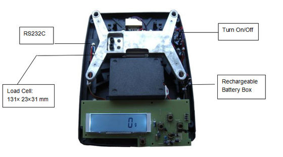 Άσπρη Backlight LCD ισορροπία ζυγίσματος επίδειξης ψηφιακή για το εργαστήριο