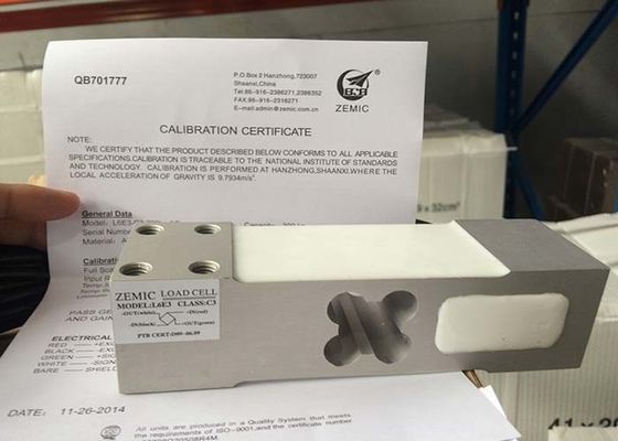 Ενιαίο κύτταρο φορτίων σημείου Zemic L6E για την κλίμακα πάγκων, ηλεκτρονικό κύτταρο OIML φορτίων εγκεκριμένο