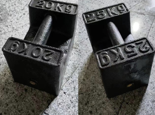 Δοκιμαστικά βάρη 20 kg που μπορούν να συσσωρεύονται M1 βάρη βαθμονόμησης χυτοσίδηρου 20 kg για γερανό
