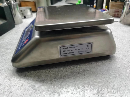 30kg Super ss Ηλεκτρονική ψηφιακή ανθεκτική στο νερό κλίμακα βάρους IP68 Χάλυβα από ανοξείδωτο χάλυβα Ψηφιακή κλίμακα βάρους τραπέζι βάρος