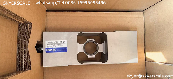 100 kg αδιάβροχο κύτταρο φορτίου BM6G με ένα σημείο από ανοξείδωτο χάλυβα για ζύγιση σε πάγκο