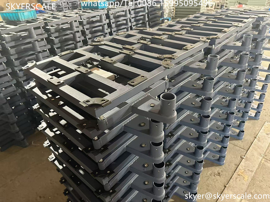 150kg Factortomizable πλατφόρμα ψηφιακή ζυγαριά με ακρίβεια 5g και υλικό χάλυβα άνθρακα