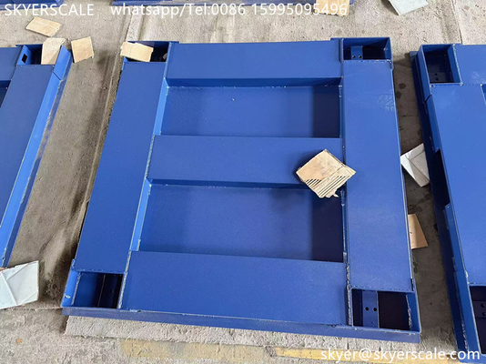 Zemic H8C Load Cell 1x1m 5Ton Heavy Duty Industrial Floor Scale με πλατφόρμα από ανθρακούχο χάλυβα