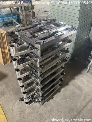 Ηλεκτρονική κλίμακα βάρους πάγκου 50x40cm 250kg με δείκτη ζύγισης A12E