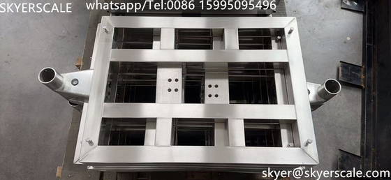 Αποθήκες 600x700 800kg Ατσάλι ατσάλινη κλίμακα πλατφόρμας