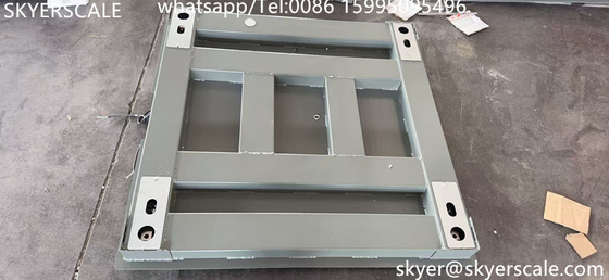 Ατσάλι 1,2mx1.2m Πλατφόρμα 3 τόνων βαρύ φορτίο ζυγίζοντας ζυγαριά με αντιαυρολογική πλάκα