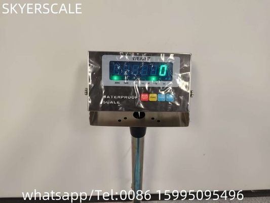 40x50cm 150kg Κλίμακα πλατφόρμας ζύγισης από ανοξείδωτο χάλυβα με πράσινο LED ανθεκτικό δείκτη
