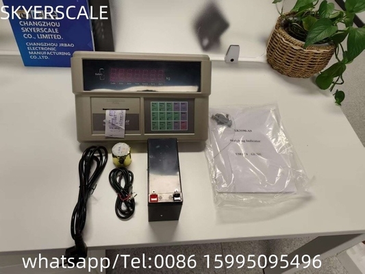Δείκτης βιομηχανικής ψηφιακής ζύγισης Yaohua A9P με ενσωματωμένο εκτυπωτή για ζυγαριά φορτηγών