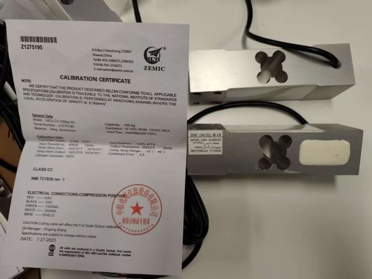 zemic L6E3 300kg Δοκιμαστικό ισοζύγιο κυψελών φορτίου με αισθητήρες πίεσης για ηλεκτρονική τιμολόγηση