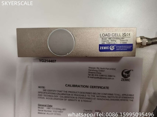 500kg OIML κυψέλες φόρτωσης ενισχυτής Zemic H8C αισθητήρας ζύγισης για το πάτωμα ζυγίζει κλίμακα