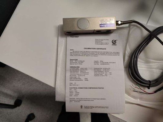 500kg OIML κυψέλες φόρτωσης ενισχυτής Zemic H8C αισθητήρας ζύγισης για το πάτωμα ζυγίζει κλίμακα