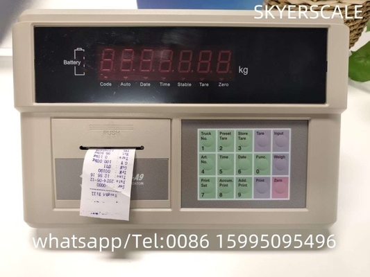 Δείκτης ζύγισης XK3190 A9P για κλίμακα φορτηγού με ενσωματωμένο εκτυπωτή