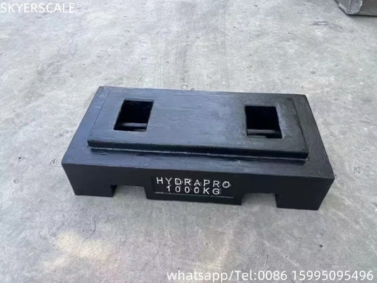 1000 kg Δοκιμαστικό βάρος Αντιβαρύνσεις χυτοσίδηρου Δοκιμαστικές μάζες για γερανό