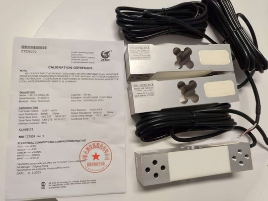 Αισθητήρας κυψελών φόρτωσης της μάρκας Zemic L6E-100kg Για ζυγίσεις πλατφόρμας πάγκου 30x30cm -50kg