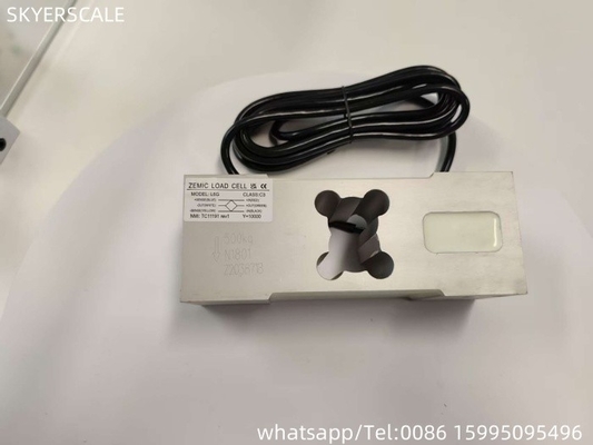 L6G 500kg Κύτταρα αισθητήρα φορτίου Zemic Brand για βιομηχανικές ζυγίσεις πλατφόρμας ζυγίσματος