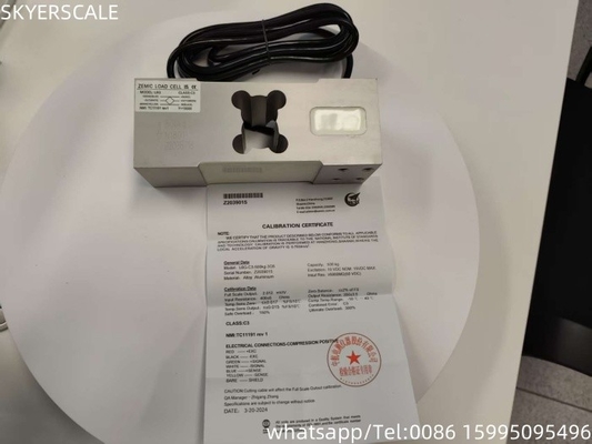L6G 500kg Κύτταρα αισθητήρα φορτίου Zemic Brand για βιομηχανικές ζυγίσεις πλατφόρμας ζυγίσματος
