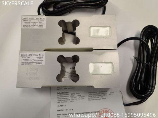 Κύτταρα αισθητήρα φόρτωσης ZEMIC L6G 500kg για βιομηχανικές ζυγίσεις πλατφόρμας βάρους