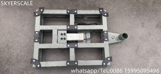 Ψηφιακό πάγκο ζύγισης από ήπιο χάλυβα 40x50cm 200kg με Zemic L6E3 Load Cell
