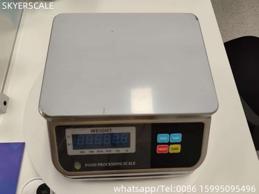 Ηλεκτρονική ζυγαριά IP68 D6 σειράς 15kg Αδιάβροχη σχεδιαστική υγρασία Ασφαλής ψηφιακή ζυγαριά