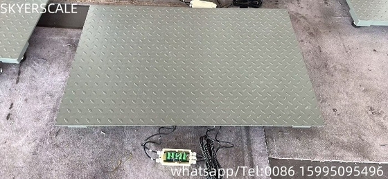 Ελαφρύ χάλυβα 0,8mx1,2m Πλατφόρμα 3 τόνων βαρύ φορτίο ζύγιση Βιομηχανική κλίμακα δαπέδου