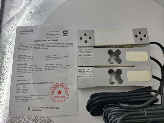 Πιστοποιητικό OIML Zemic L6E 100kg για ψηφιακές ζυγίδες