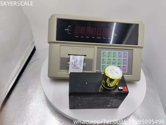 Δείκτης δεικτών ζύγισης πλαστικό YAOHUA XK3190-A9P Ενσωματωμένο σε εκτυπωτή για κλίμακα φορτηγών