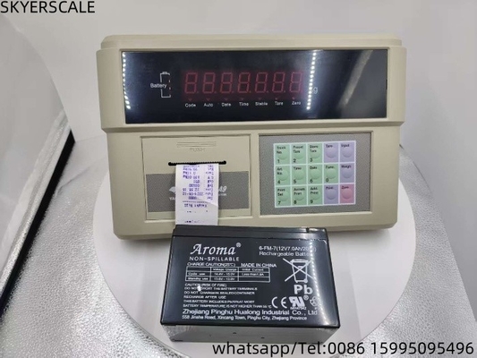 Δείκτης δεικτών ζύγισης πλαστικό YAOHUA XK3190-A9P Ενσωματωμένο σε εκτυπωτή για κλίμακα φορτηγών
