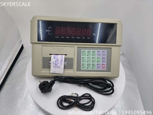 Δείκτης δεικτών ζύγισης πλαστικό YAOHUA XK3190-A9P Ενσωματωμένο σε εκτυπωτή για κλίμακα φορτηγών