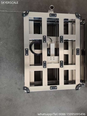 304 από ανοξείδωτο ανοξείδωτο χάλυβα 600x800mm Ηλεκτρονική κλίμακα βάρους 500kg Πλατφόρμα κλίμακας πάγκου