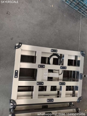 304 από ανοξείδωτο ανοξείδωτο χάλυβα 600x800mm Ηλεκτρονική κλίμακα βάρους 500kg Πλατφόρμα κλίμακας πάγκου
