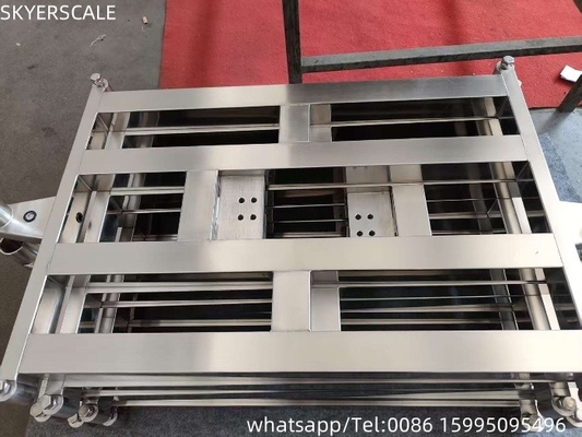 600kg Υψηλής ακρίβειας Αδιάβροχο πάγκο βάρος κλίμακα από ανοξείδωτο χάλυβα με δείκτη LED