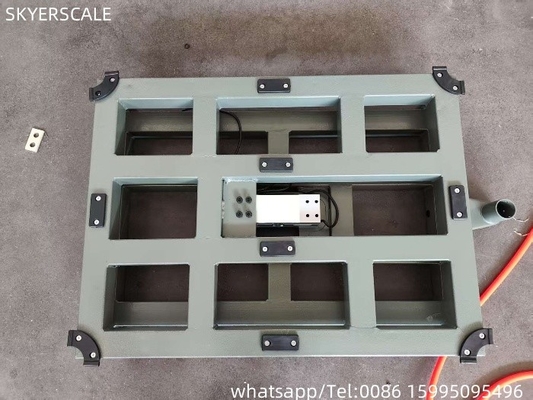 60x60cm 300kg φορητή κλίμακα πάγκου ζυγίζει πλατφόρμα ανθρακούχου χάλυβα κλίμακα