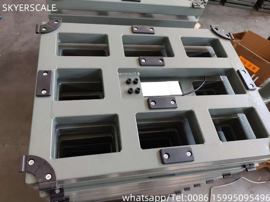 60x60cm 300kg φορητή κλίμακα πάγκου ζυγίζει πλατφόρμα ανθρακούχου χάλυβα κλίμακα