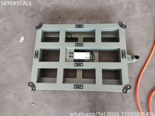 Ψηφιακό χάλυβα άνθρακα 50x50xm 500kg Κλίμακα πλατφόρμας Κλίμακα πάγκου με δείκτη ζύγισης A12E