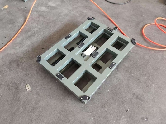 Ψηφιακό χάλυβα άνθρακα 50x50xm 500kg Κλίμακα πλατφόρμας Κλίμακα πάγκου με δείκτη ζύγισης A12E