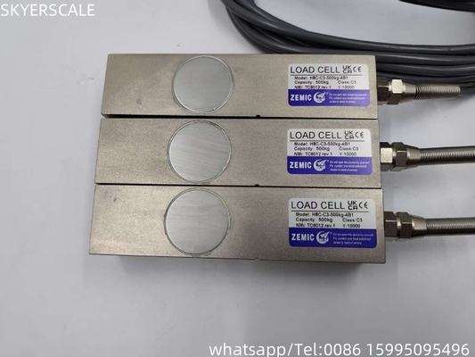 ΖΕΜΙΚ H8C 500kg Κλίμακες δαπέδου κατηγορίας C3 OIML Εγκριθείσα κυψέλη φόρτωσης ακτίνας κοπής