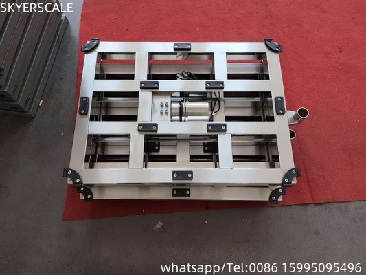 600kg Υψηλής ακρίβειας Αδιάβροχο πάγκο βάρος κλίμακα από ανοξείδωτο χάλυβα με δείκτη LED