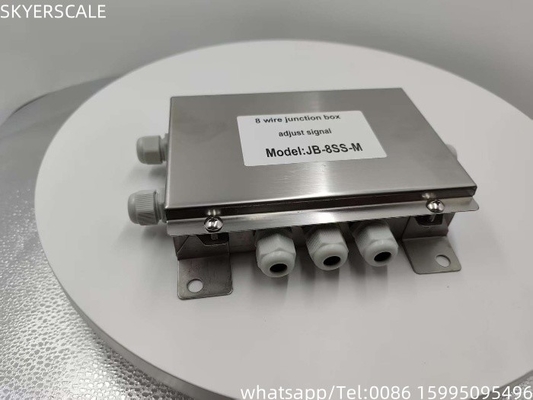 Τροχαία κλίμακα JB-8 8 Wire Stainless Steel Junction Box για ζυγαριά