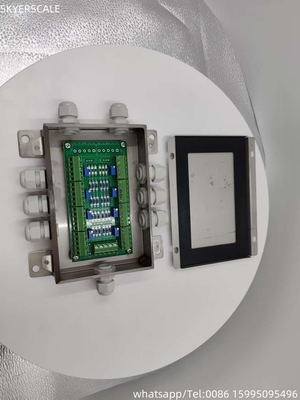 Βάση ζύγισης 8 Wire Stainless Standard Industrial Analog Adjust Signal Junction Box Για φορτηγά ζυγαριά 3x18m