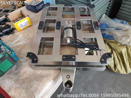 304 από ανοξείδωτο χάλυβα 80x80cm Κλίμακα πάγκου Ανοξείδιο βαρύ φορτίο πλατφόρμα Κλίμακα 800kg