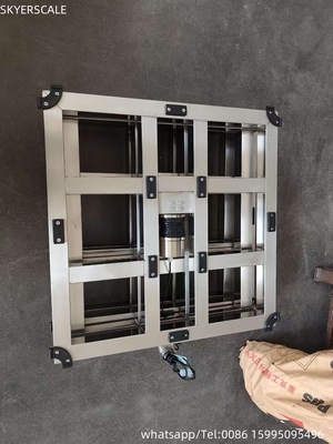 304 Ατσάλινη Κλίμακα 600x600mm 600kg Κλίμακα Ψηφιακής Ηλεκτρονικής Πλατφόρμας