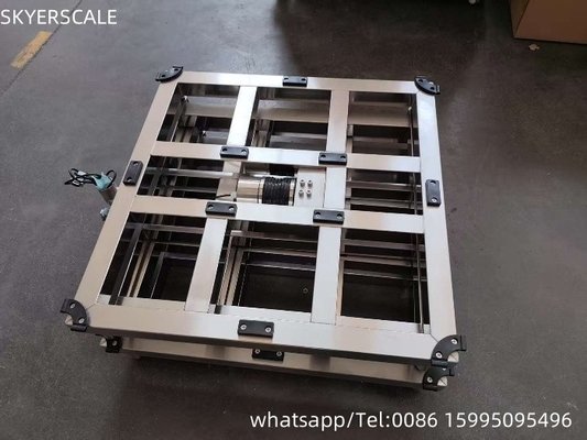 304 από ανοξείδωτο χάλυβα 500x500mm 500kg Ψηφιακό πλαίσιο κλίμακας πάγκου με πλατφόρμα
