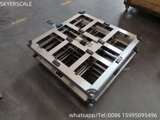 304 από ανοξείδωτο χάλυβα 500x500mm 500kg Ψηφιακό πλαίσιο κλίμακας πάγκου με πλατφόρμα