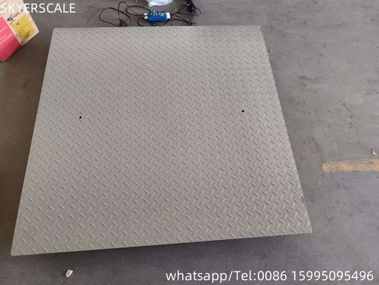 0.9x1.5m 2t Πλατφόρμα Κλίμακα Χάλυβα άνθρακα Ηλεκτρονικές ζυγίσεις Ψηφιακή κλίμακα δαπέδου Βιομηχανική