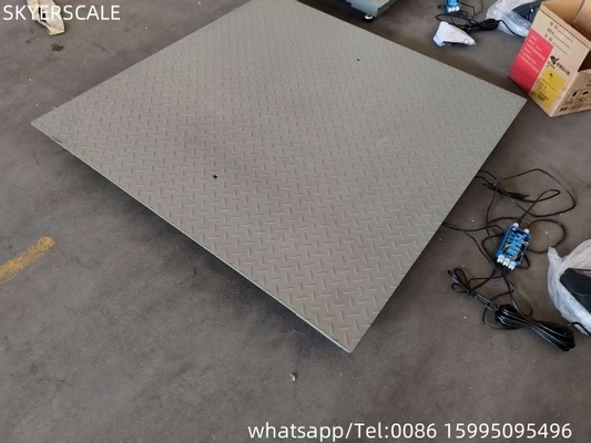 0.9x1.5m 2t Πλατφόρμα Κλίμακα Χάλυβα άνθρακα Ηλεκτρονικές ζυγίσεις Ψηφιακή κλίμακα δαπέδου Βιομηχανική