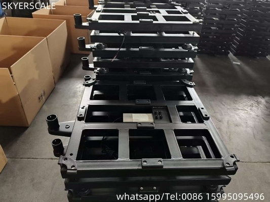 Ελαφρύ χάλυβα 450x450mm 500kg Ζυγός κλίμακα με Zemic L6G 600kg Load Cell